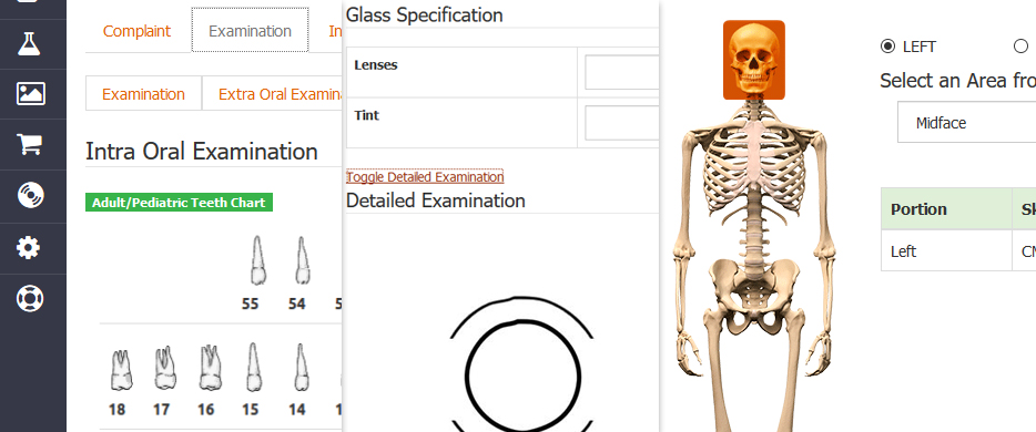 screenshot of MocDoc HMS